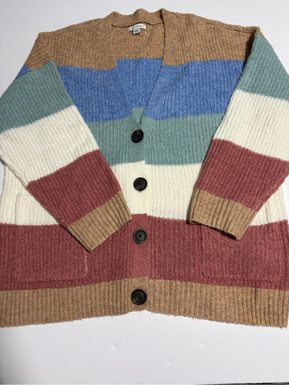 American Eagle Woman Cardigan Size L Button Front
